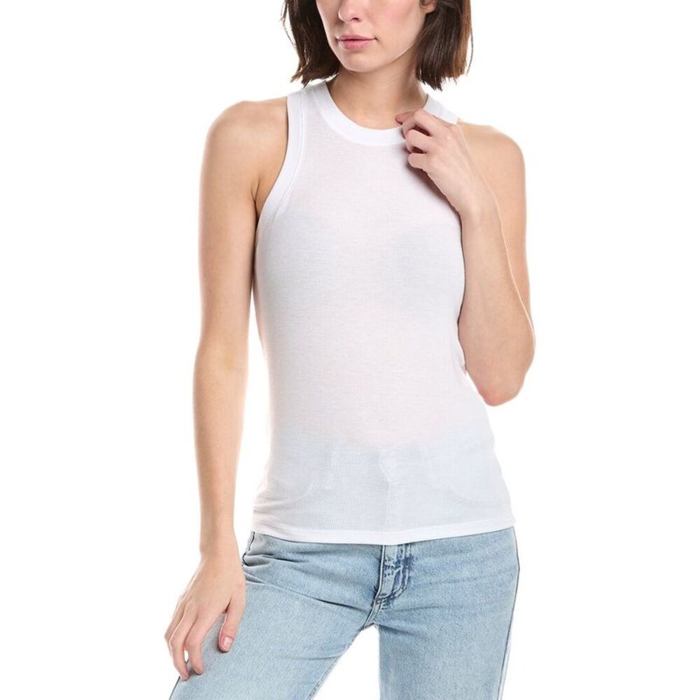 Atm Anthony Thomas Melillo Womens Rib Tank Top, White